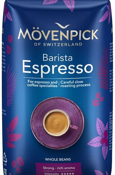 Кофе Movenpick Espresso натуральный жареный в зернах 500г