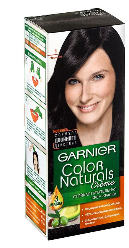 

Крем-краска для волос Garnier Color Naturals 1 черный 112 мл