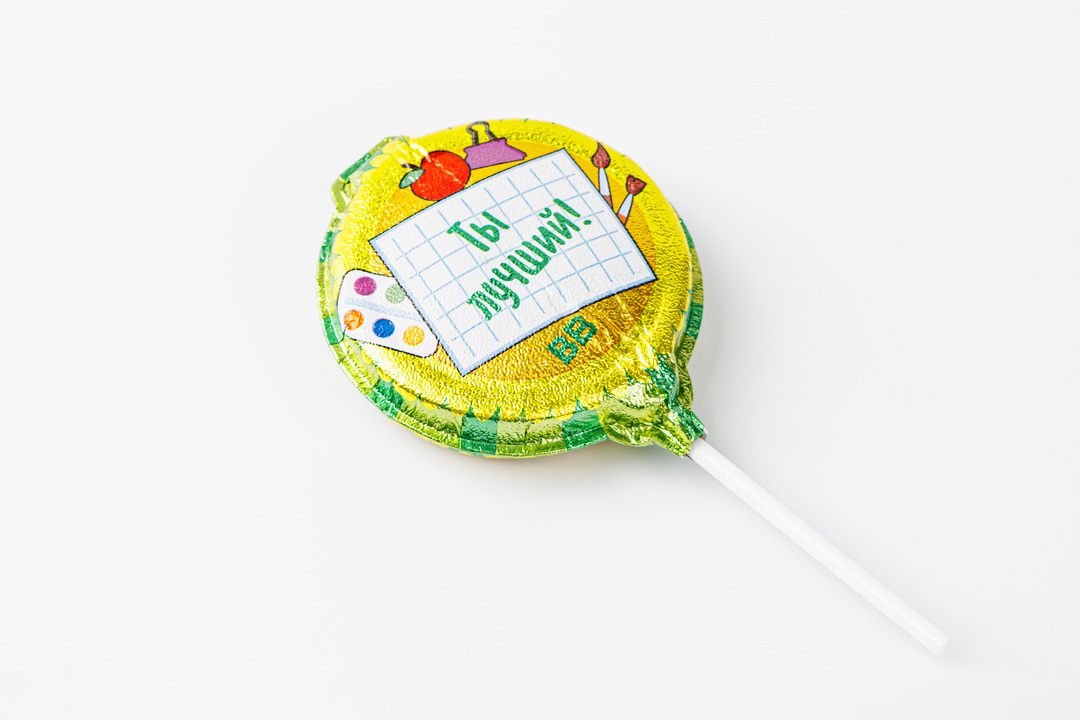 

Шоколадная медаль на палочке Успехов в учебе 1шт., 30 г, в ассортименте