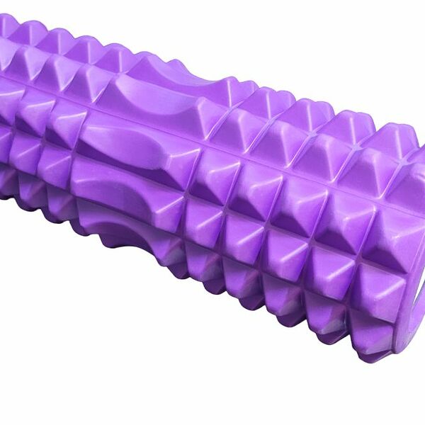 Валик для йоги массажный, 33 см