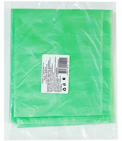 Скатерть одноразовая полиэтиленовая светло-зеленая, 110х140 см