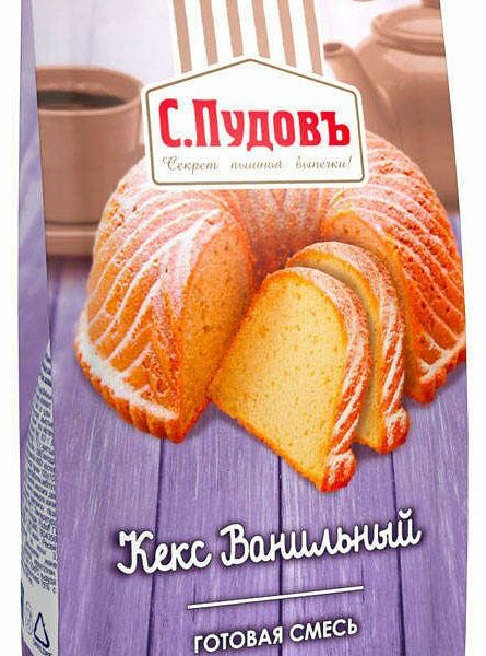 Смесь для выпечки С.Пудовъ Кекс ванильный