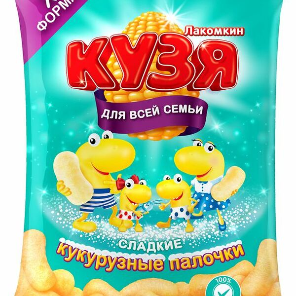 Палочки кукурузные Кузя Лакомкин XL Сладкие