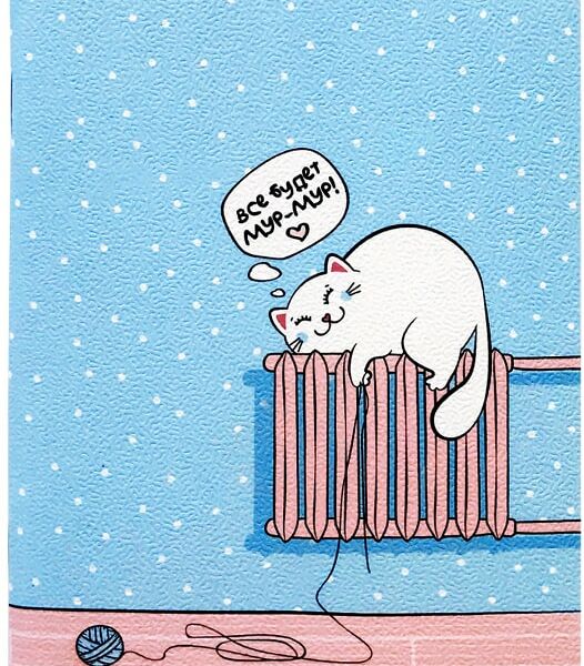 Блокнот Be Smart Mur-mur Батарея 105*140мм мягкий переплет клетка 32л