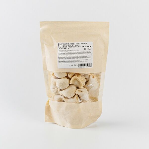 Пельмени Фермерские из индейки, заморозка Продукт замороженный