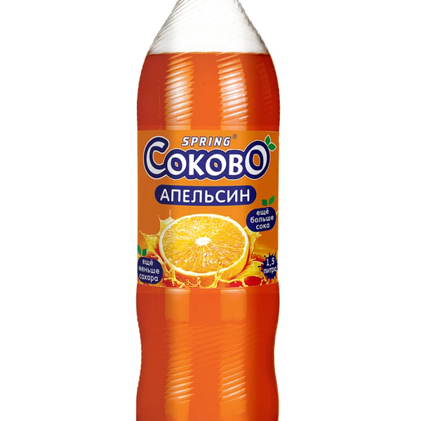 Газированный напиток Соково апельсин