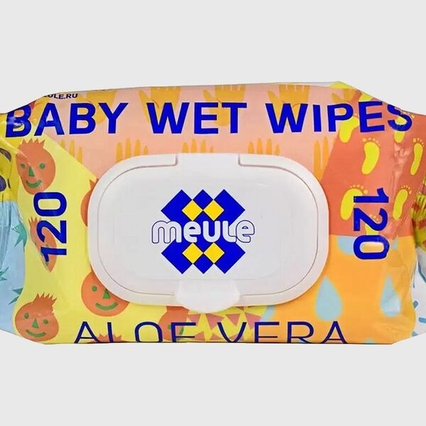 Влажные салфетки Meule детские 120 шт