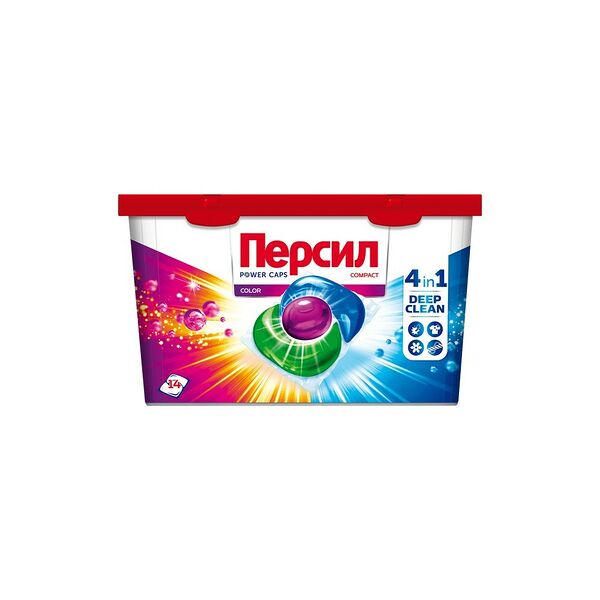 Капсулы для стирки Persil Power Caps 4in1 Color 14 шт