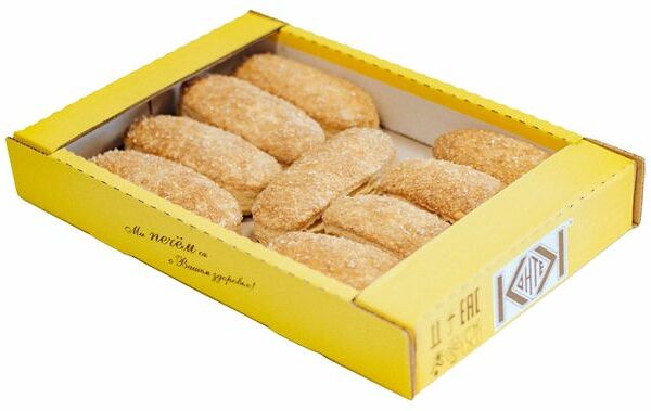 Пирожное мини-язычок Контек Аппетитный с сахаром 300 г