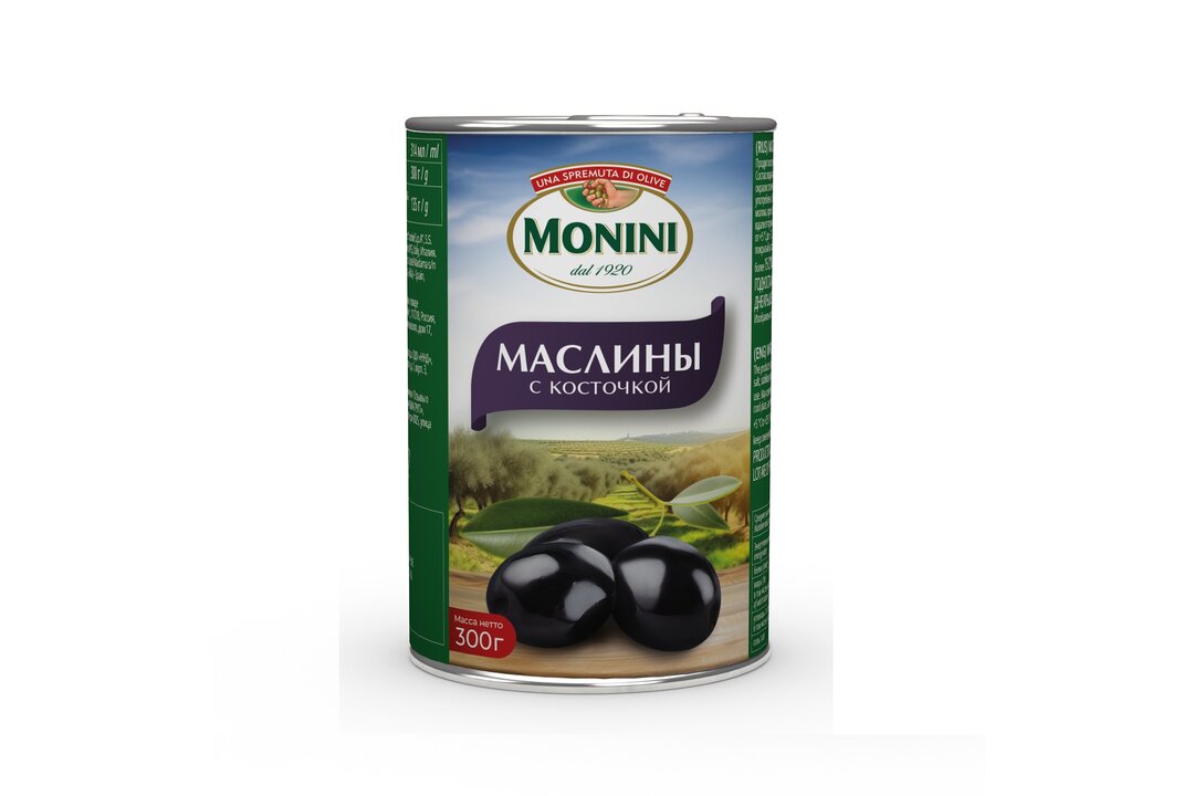

Маслины Monini с косточкой 300 г
