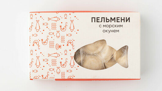 Пельмени с морским окунем(Продукт замороженный)