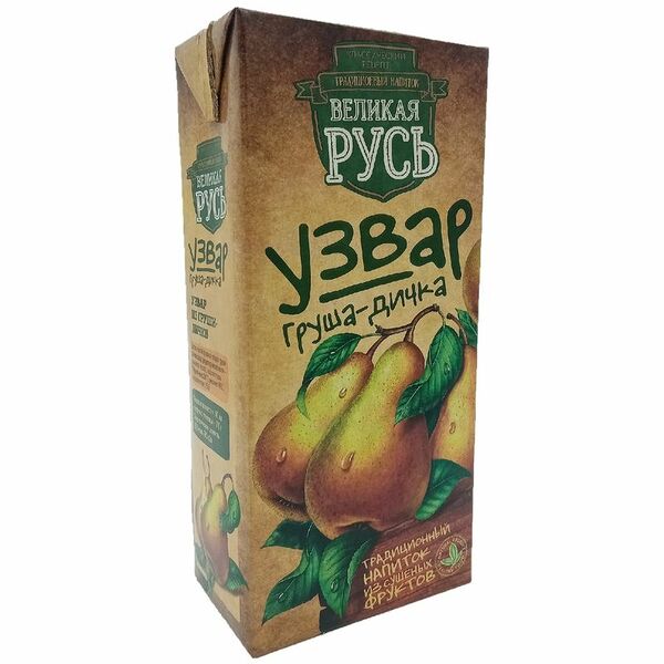 Узвар груша - дичка ТМ Великая Русь, 1л