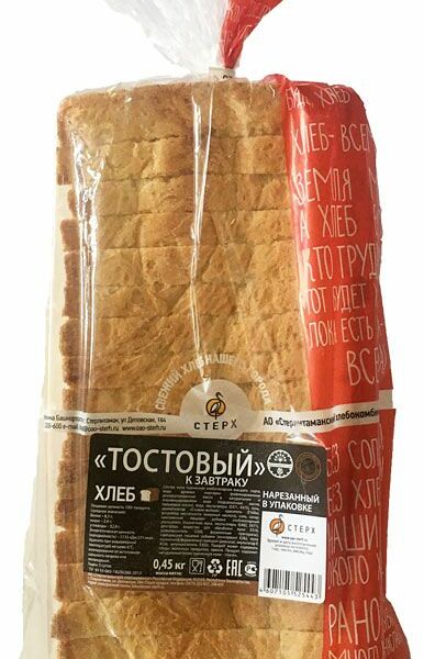 Хлеб Стерх тостовый в нарезке