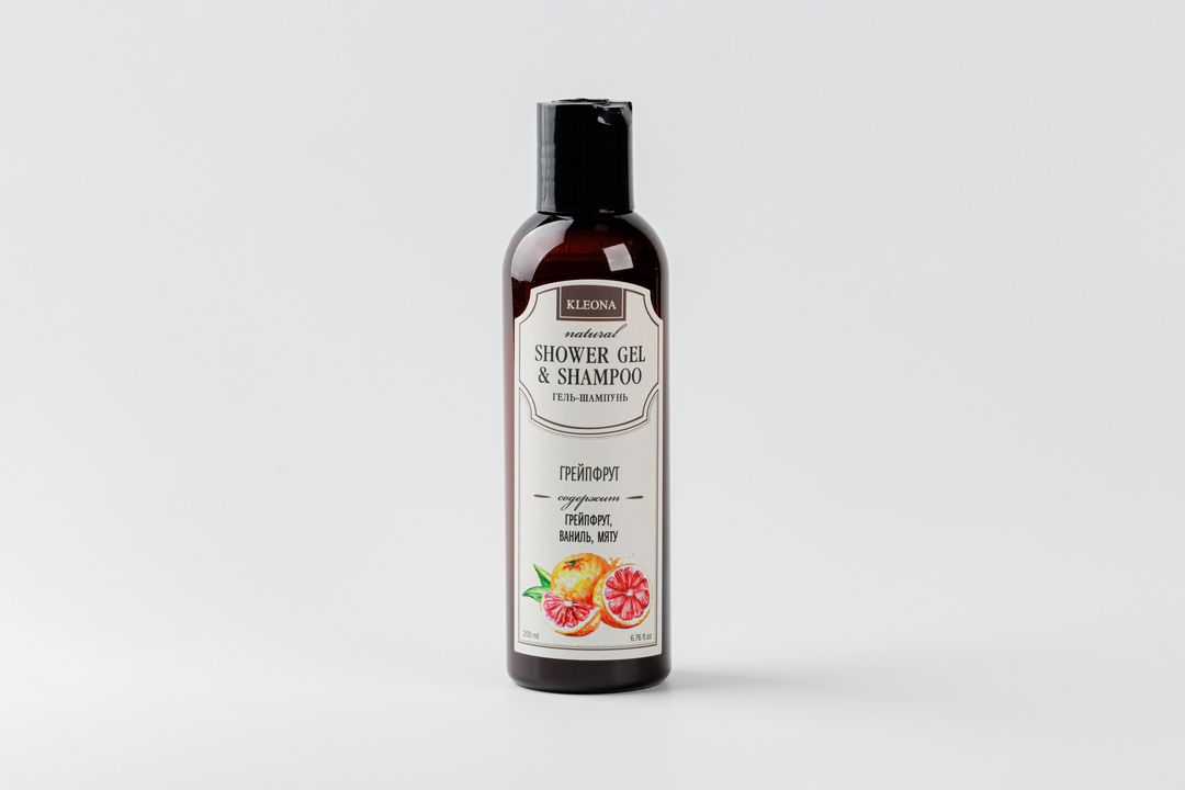 

Гель-шампунь Kleona натуральный Грейпфрут 200 мл