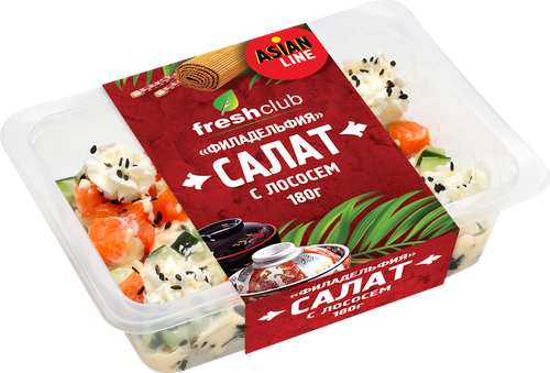 

Салат FreshClub Asian Line Филадельфия 180 г