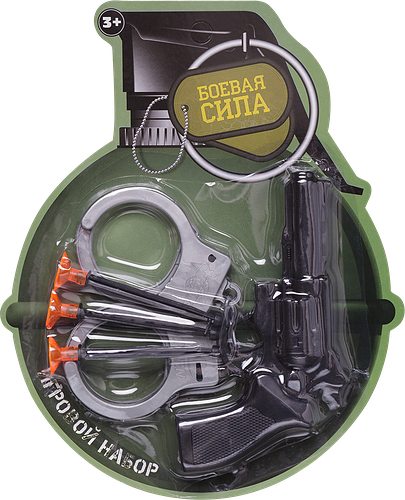 Игровой набор ABTOYS Боевая сила Пистолет и аксессуары