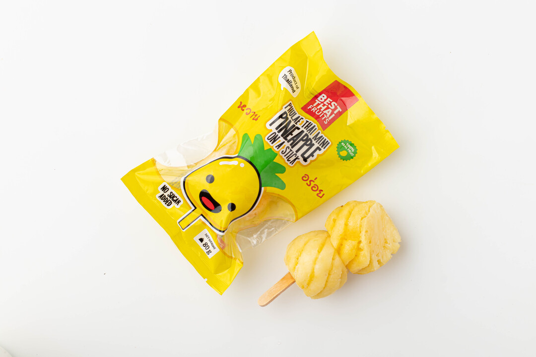 

Мини-ананас на палочке замороженный, Best Thai Fruits, 80 г, Таиланд
