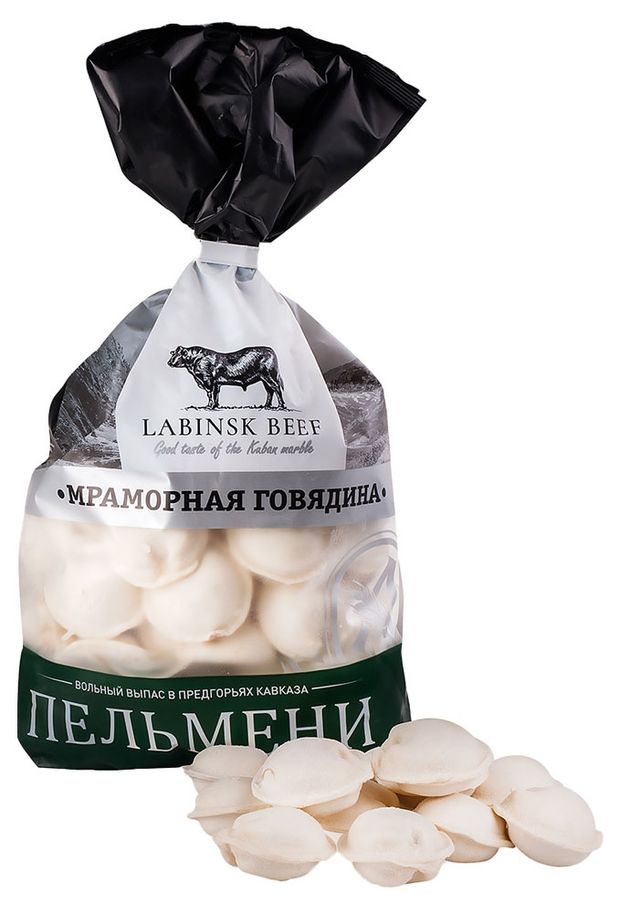 

Пельмени Labinsk Beef Мраморная говядина, категория Б 800 г