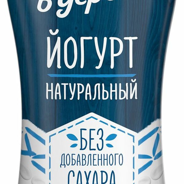 Йогурт Домик в деревне натуральный 1.8% 680г