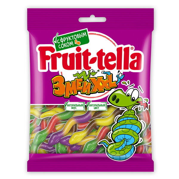 Мармелад жевательный Fruittella Змеи XXL, 70 г