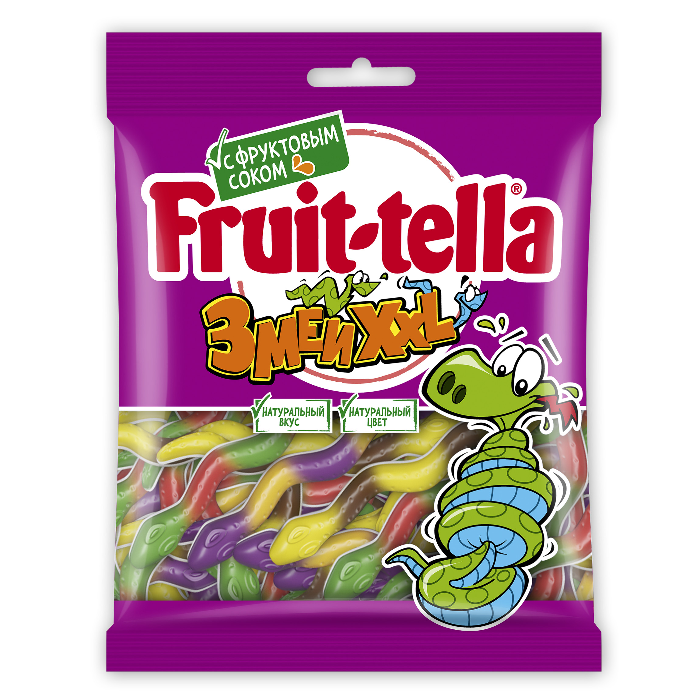 

Мармелад жевательный Fruittella Змеи XXL 70 г