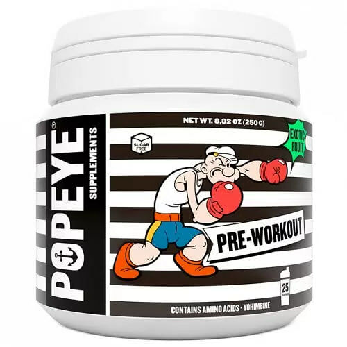 Предтренировочный комплекс Popeye Supplements Pre-Workout 250 г экзотические фрукты