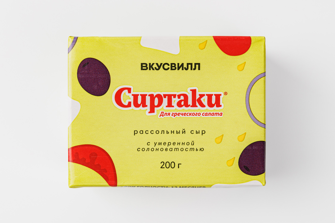 

Сыр Сиртаки для греческого салата 200 г
