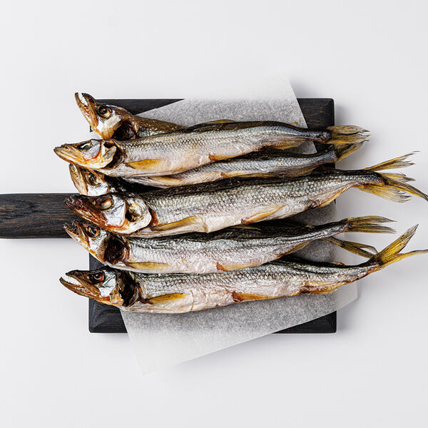 Корюшка азиатская неразделанная вяленая