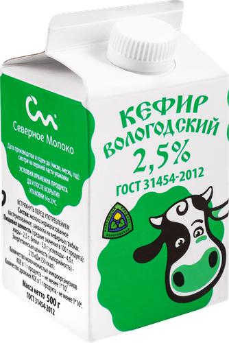 

Кефир Северное молоко 2.5% 500 г