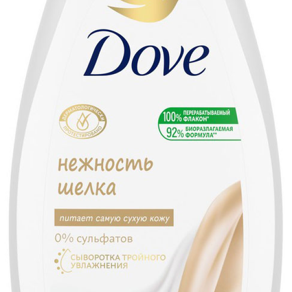 Крем-гель для душа Dove Нежность Шелка питание и уход с маслами