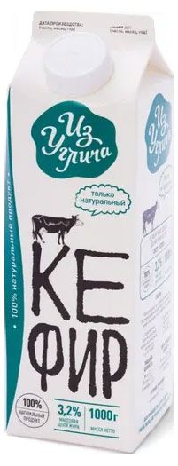 

Кефир Из Углича 3.2% 1 кг