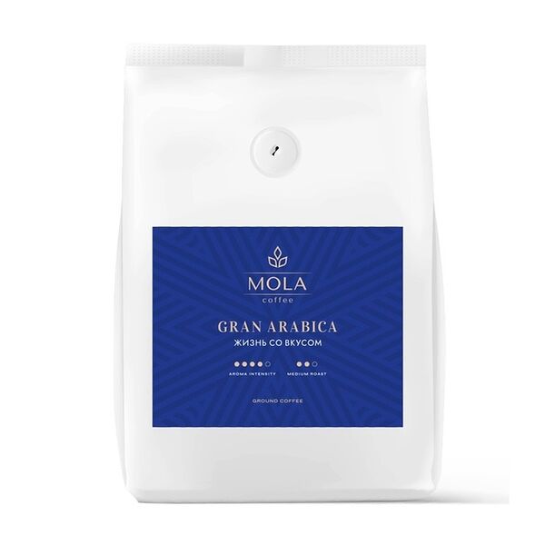 Кофе молотый Mola Gran Arabica Натуральный 200 г