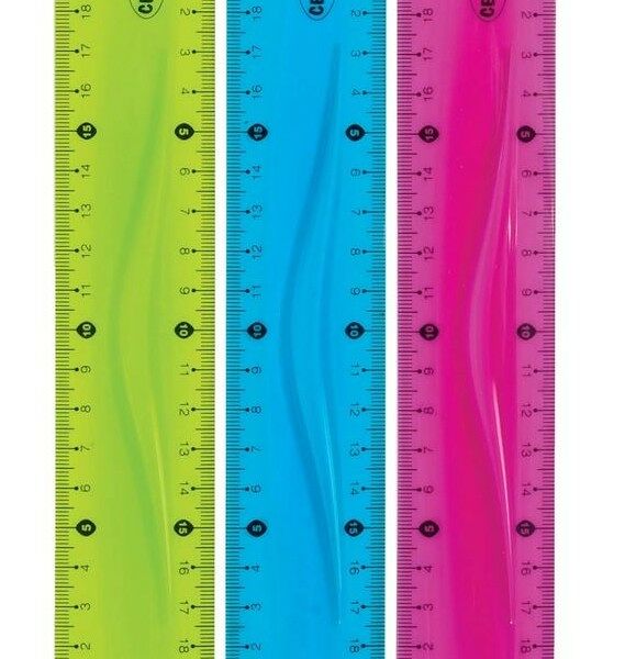 Линейка Centrum цвета в ассортименте, 20см