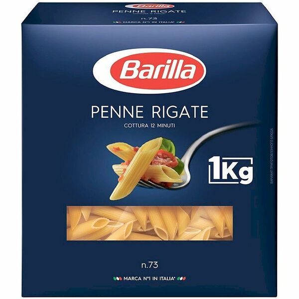 Изделия макаронные Barilla Penne Rigate из твердых сортов пшеницы группа А высший сорт 1000г