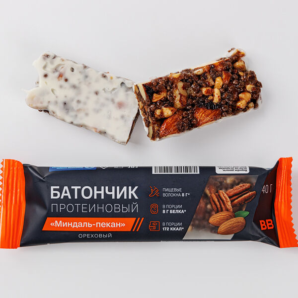 Батончик ореховый протеиновый 