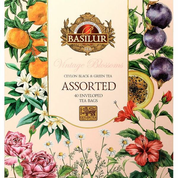Набор чайный Basilur Винтажные цветы Ассорти в пакетиках
