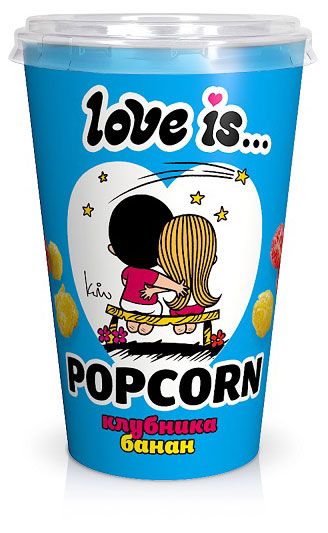 

Попкорн Love is Клубника, банан в карамели 120 г