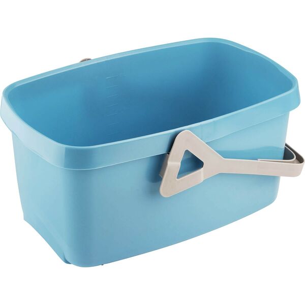 Ведро Berossi Smart, 12 л, прямоугольное, васильковый, 40.6х25.7х22.3 см