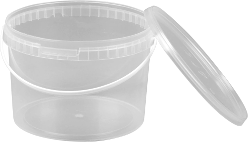 Ведро Азимут пластик с крышкой 1л