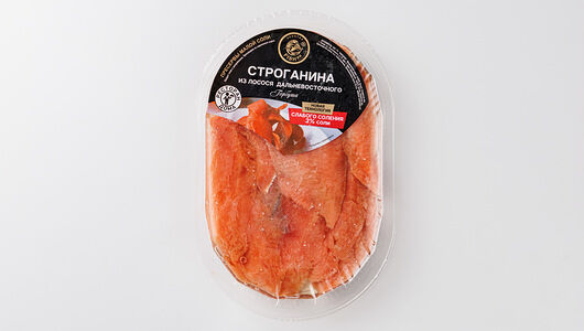 Строганина Fishka из горбуши с раст. маслом замороженная