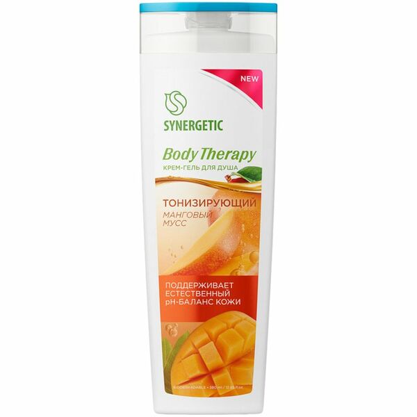 Крем-гель для душа Synergetic Body Therapy Манговый Мусс, 380 мл