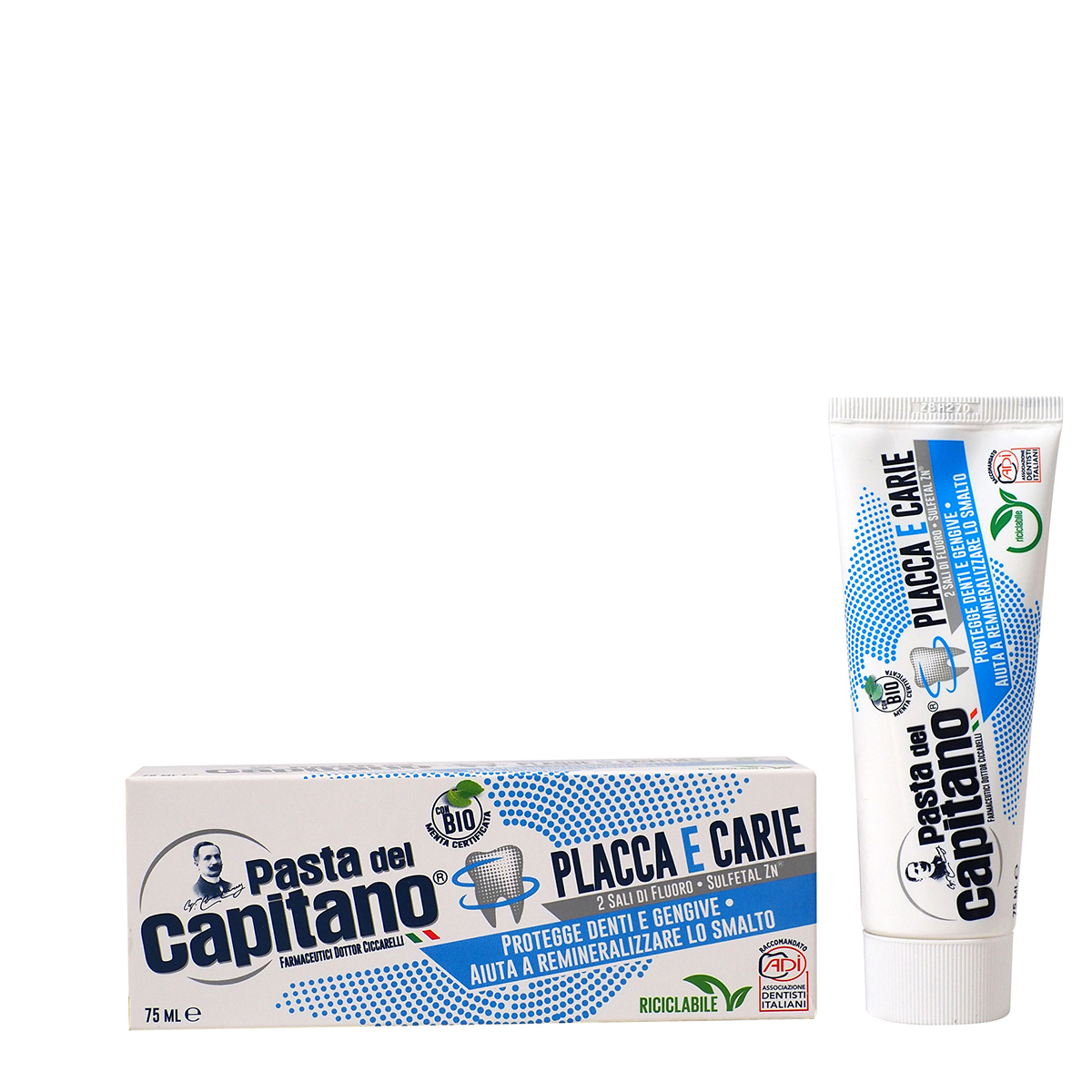 

Зубная паста Pasta Del Capitano Standard Plaque Cavities Защита от налета и кариеса 75 мл