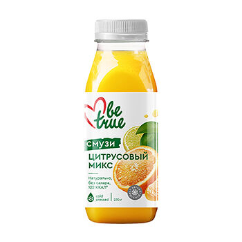 Смузи Be true цитрусовый микс 0.27 л
