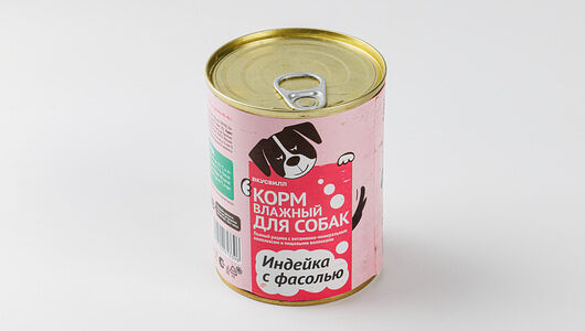 Корм влажный консервированный для собак 
