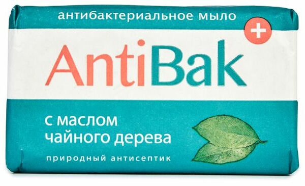 Туалетное мыло AntiBak с Маслом чайного дерева