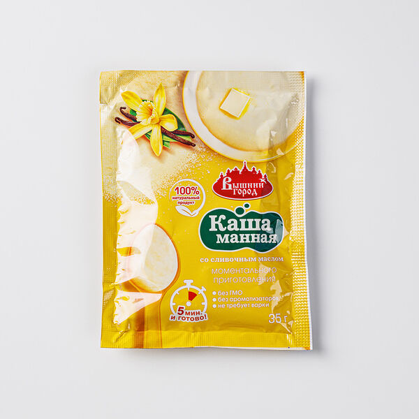 Каша манная моментального приготовления со сливочным маслом