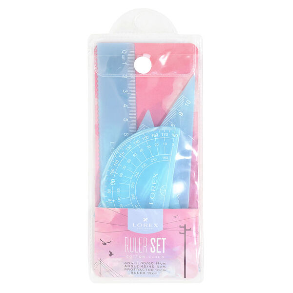Набор линеек лорекс в чехле lxruse-cc