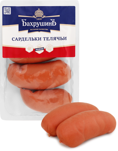 

Сардельки Бахрушинъ Телячьи 500 г
