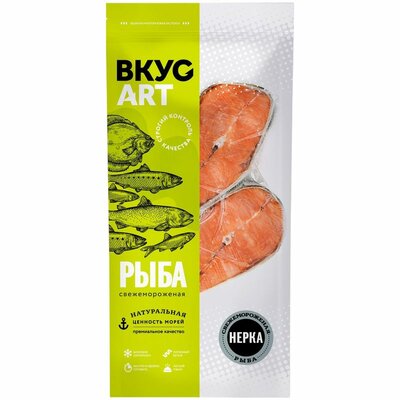 Нерка замороженная ВкусАрт стейк, 500 г