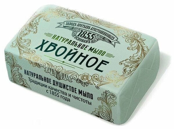 Мыло кусковое Завод Братьев Крестовниковых Хвойное 135 г